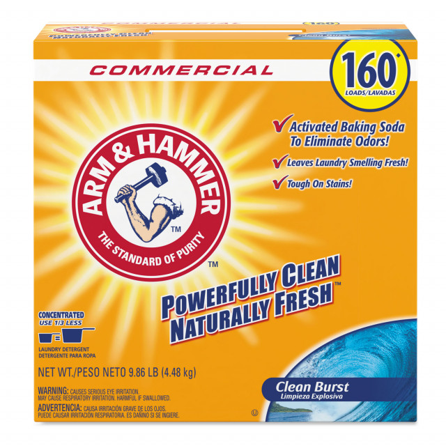 Powder Laundry Detergent, Clean Burst, 9.86 lb Box, 3/Carton Powder Laundry Detergent, Clean Burst, 9.86 lb Box, 3/Carton