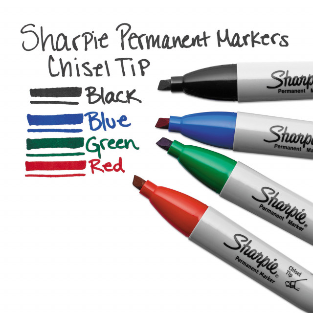 Sharpie Chisel Tip Permanent Markers