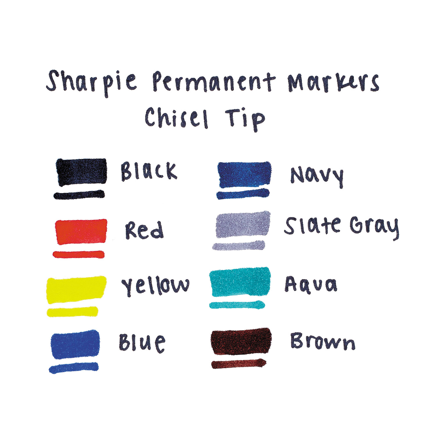 Sharpie Chisel Tip Markers – Rileystreet Art Supply