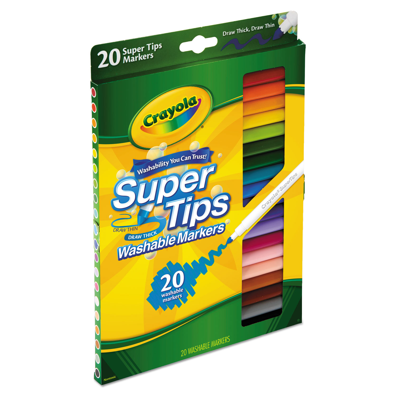 Crayola 20 Super Tips Washable Markers, 1 - Kroger