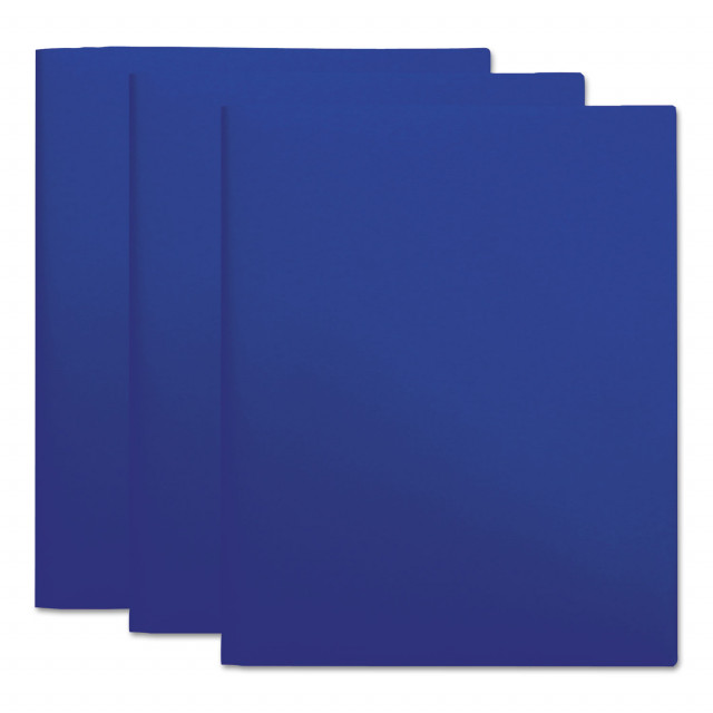 Universal Poly Index Card Box, Plastic, Black/Blue, 4 x 1.33 x 6