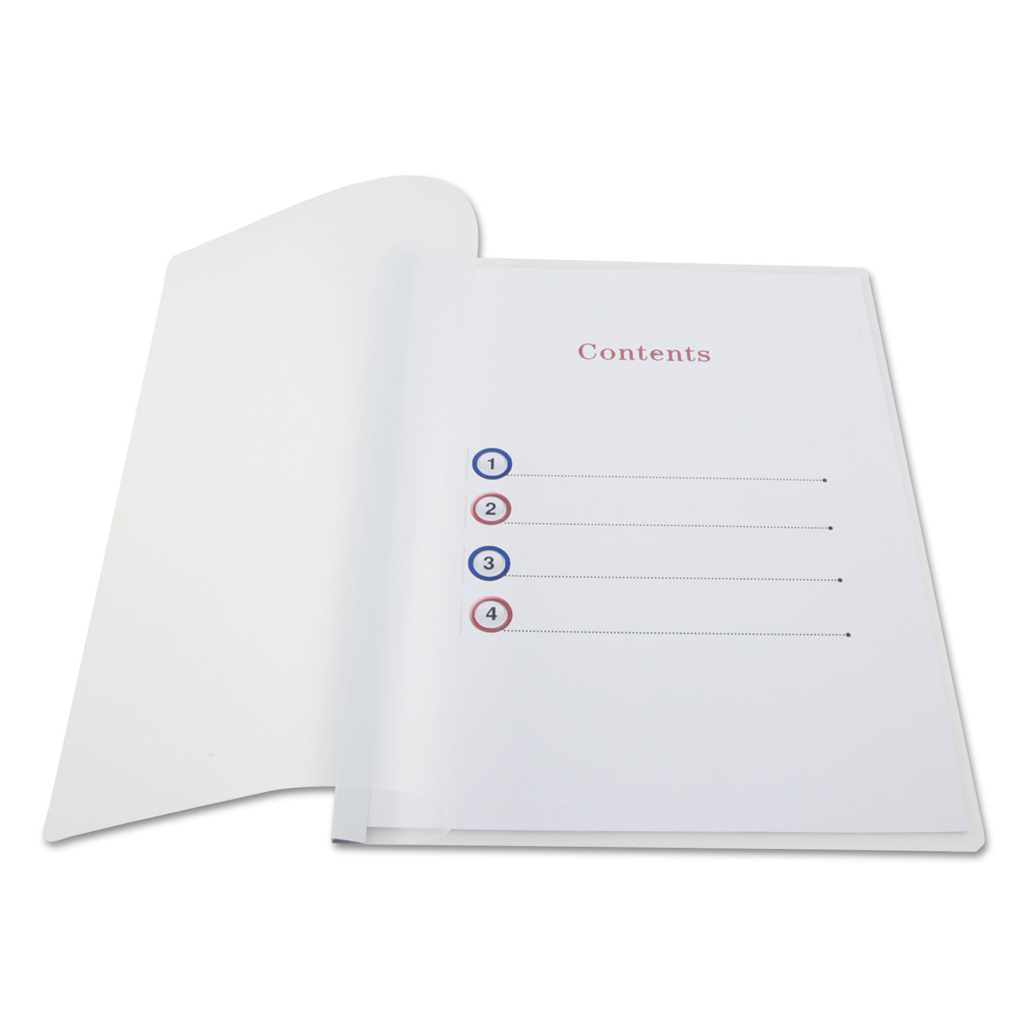 Hard Cover Presentation Binder Clear View