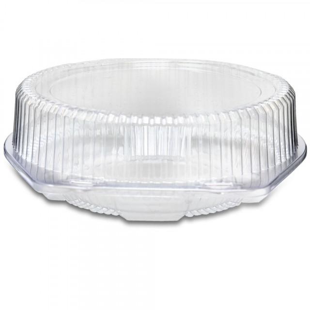 DFI Berry Container, LBH-491, Clear OPS Hinged Vented, 1 Quart