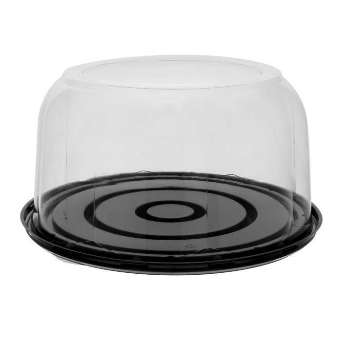 Pactiv RoseDome PET Cake Container, CB1025BR525RZ, Base/Lid Combo, For  in. Cake 100/Case Quipply
