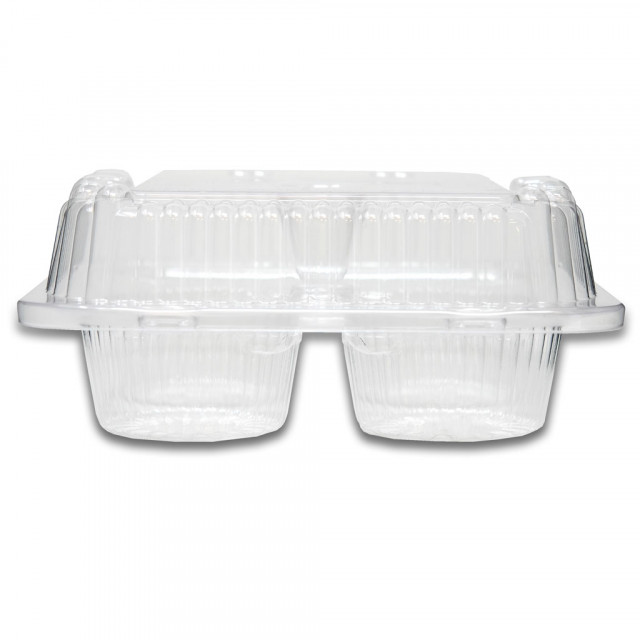 DFI LBH-66466 Counts Regular Size Cupcake or Muffin Container 350