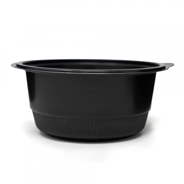 Incredi-Bowl, 12 oz Round, Black, Plastic, Microwavable, (500/pack