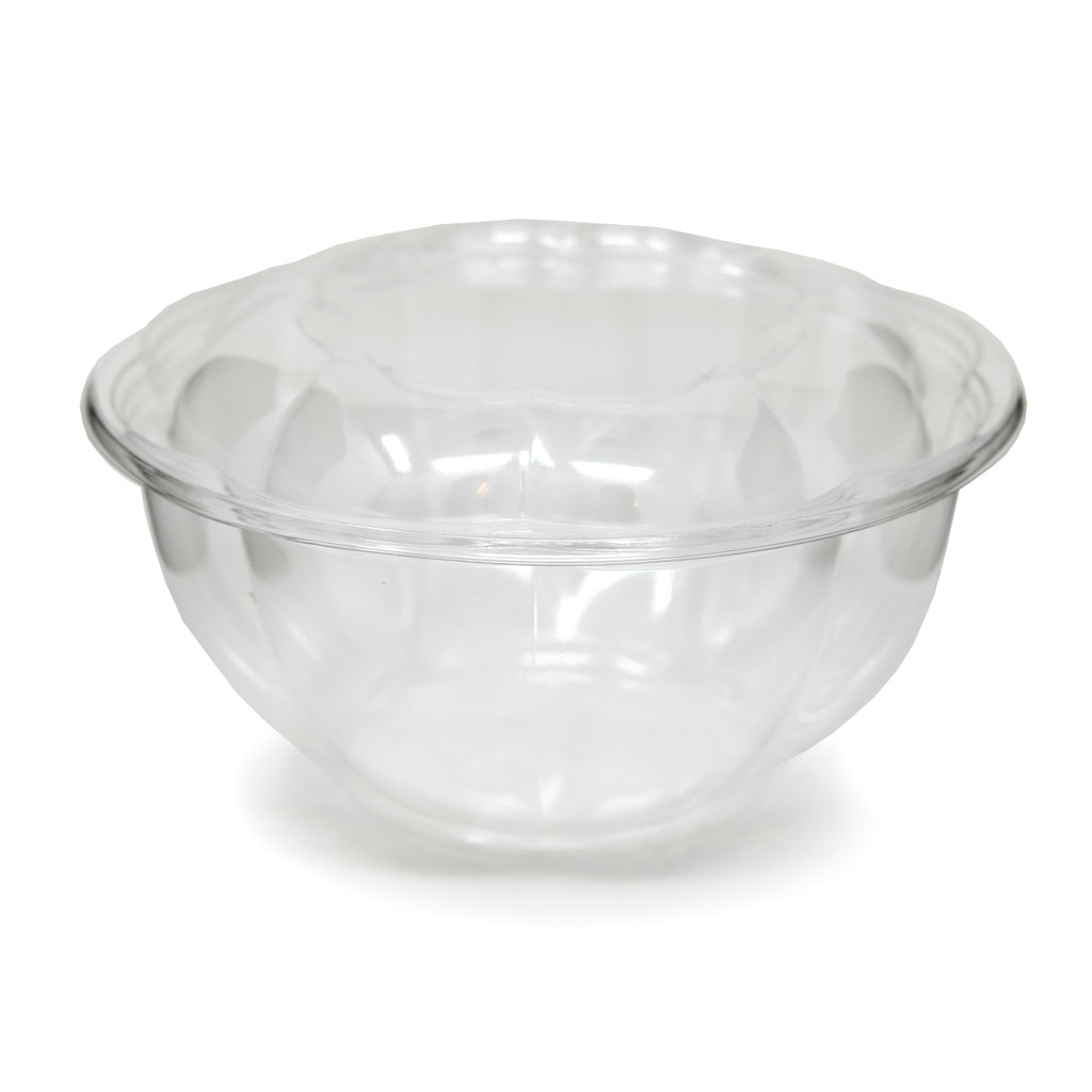 96 oz. Salad Bowl Clear Lid - Please ♻️ recycle after use