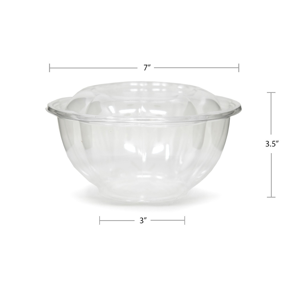 Clear Lid Fits EMI-Yoshi 32 Oz Square Serving Bowl EMI-SB32 48 Clear Plastic  Lids