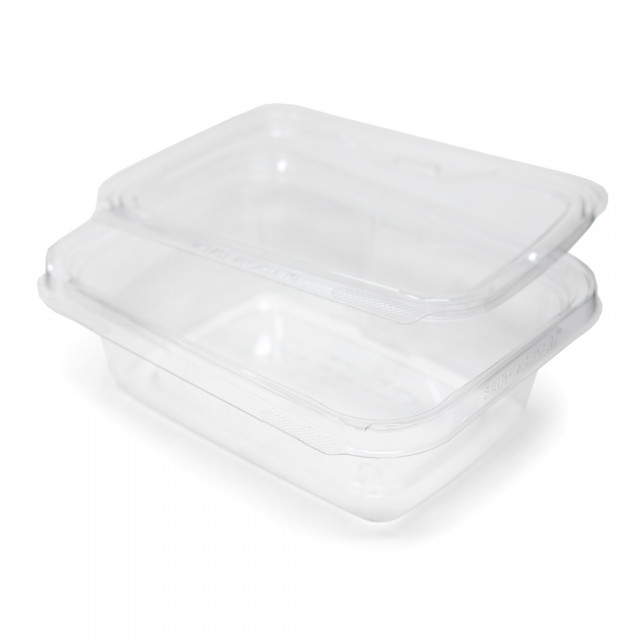 24 oz. PURE Eco recyclable plastic salad containers