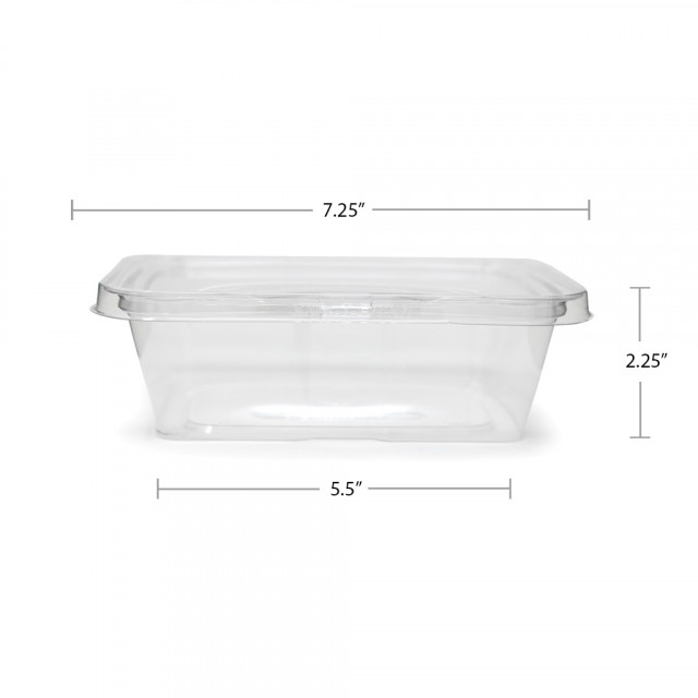 Container, To Go, Combo, LDPE, 33 Oz, Black, Rect, 3-Comp, 150 –  AmerCareRoyal