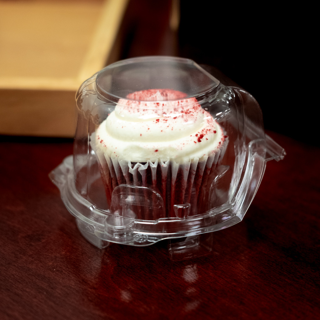 Large Muffin & Cupcake Container - 2 cavity 250/Case