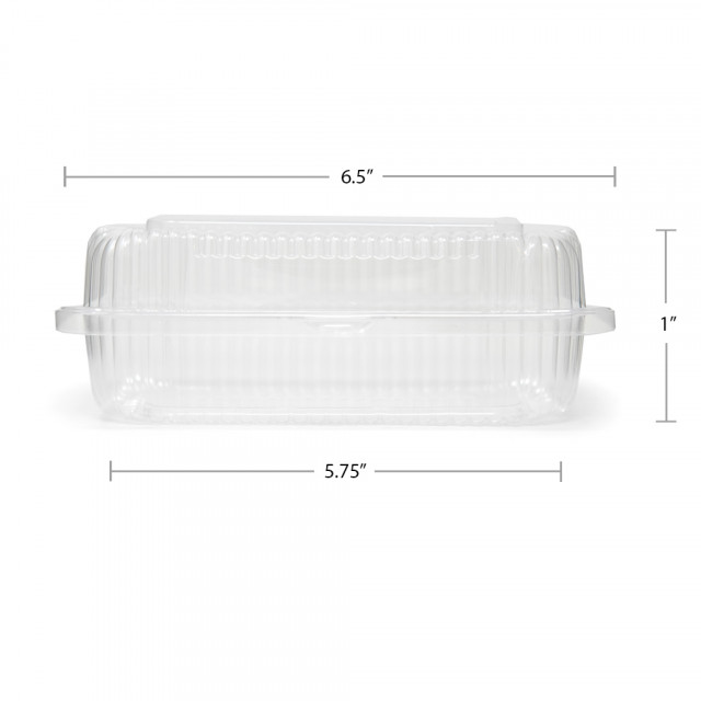 4 oz Round Clear Plastic Tin Can - with Lid - 2 1/2 x 2 1/2 x 2 3/4 -  100 count box