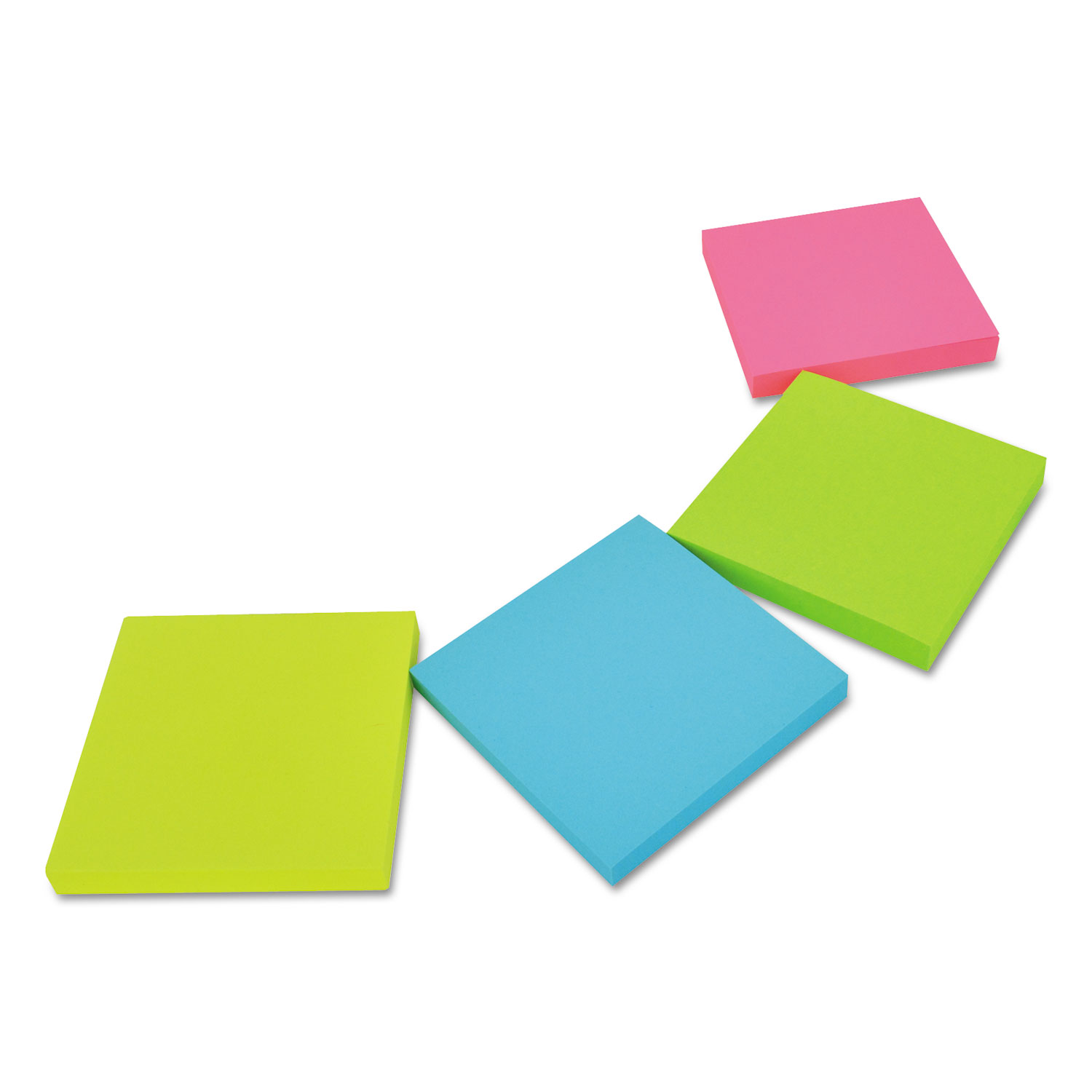 Self-Stick Note Pads - Neon - 2 x 3, Plain, 12 Pack Assorted Colors, NSN  7530-01-393-0103 - The ArmyProperty Store
