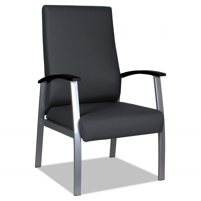 Alera metaLounge Series High-Back Guest Chair, 24.6