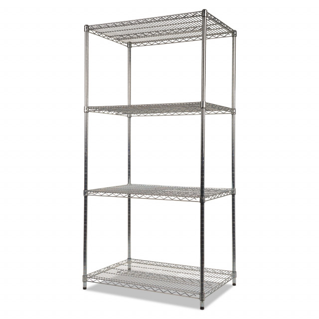 Alera 4-Tier 48 x 24 x 72 NSF Wire Rack