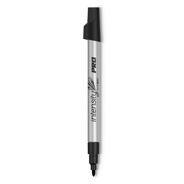 BIC Intensity Fine Tip Permanent Markers, Black, 200-Count Pack