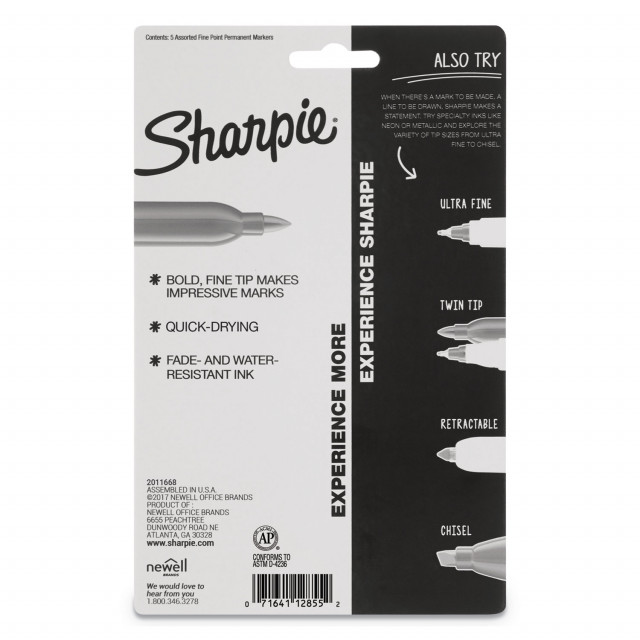 Sharpie Cosmic Color Permanent Markers, Medium Bullet Tip