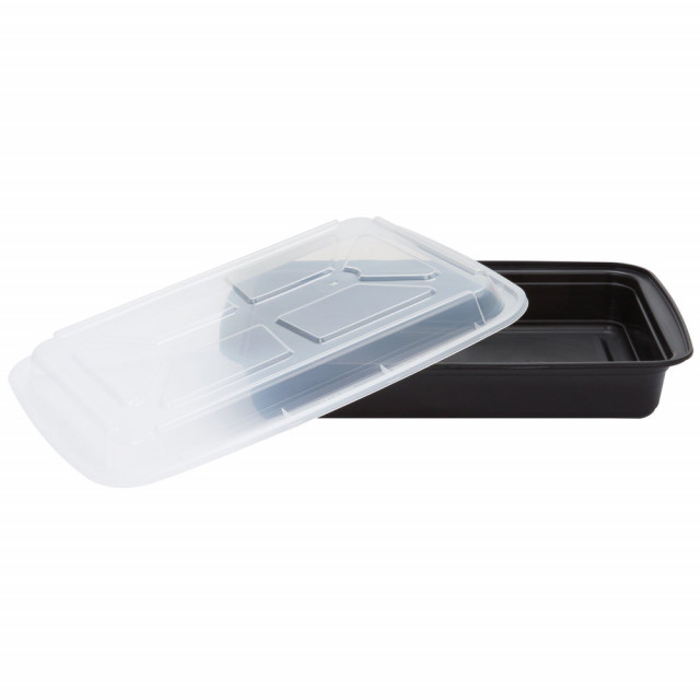 VERSAtainer® 12 oz. Microwavable Oval Takeout Container and Lid