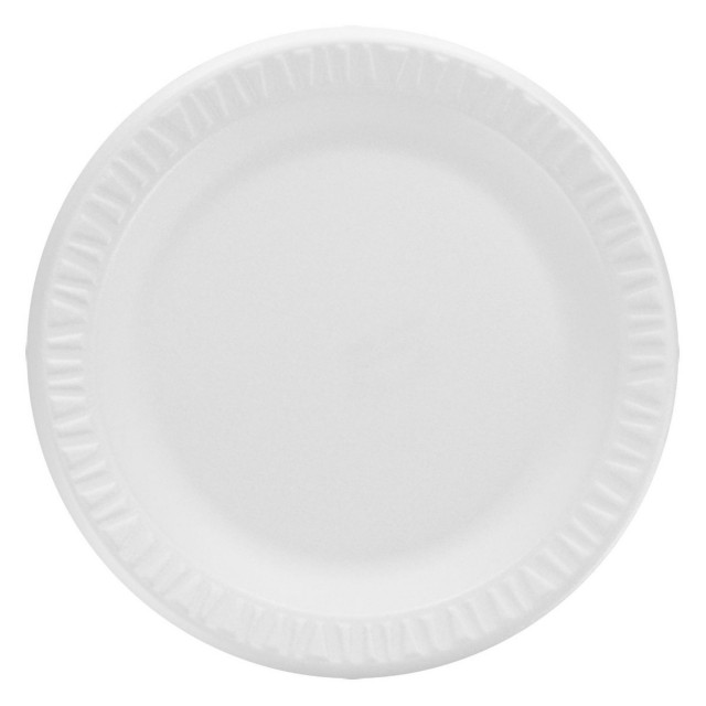 Genpak® Celebrity Foam Round Plate - 10 1/4, White