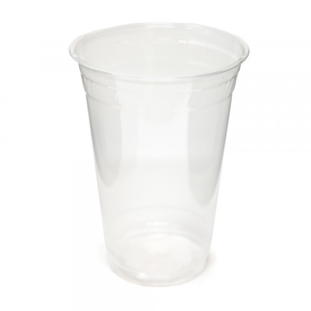 Choice 10 oz. Plastic Cold Cup with 2 oz. Insert and PET Flat Lid with No  Slot - 100/Pack
