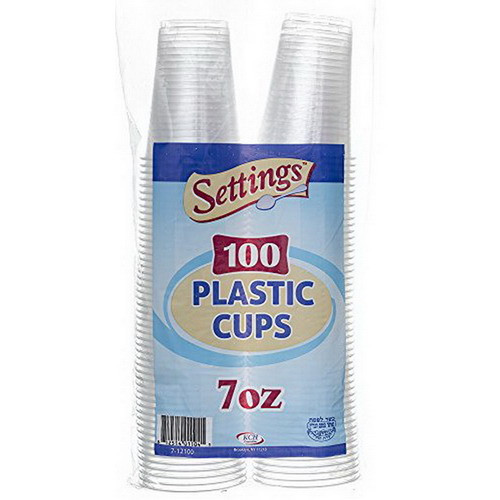 Translucent Plastic Cold Cups, 7 oz, Polypropylene, 100/Pack Translucent Plastic Cold Cups, 7 oz, Polypropylene, 100/Pack