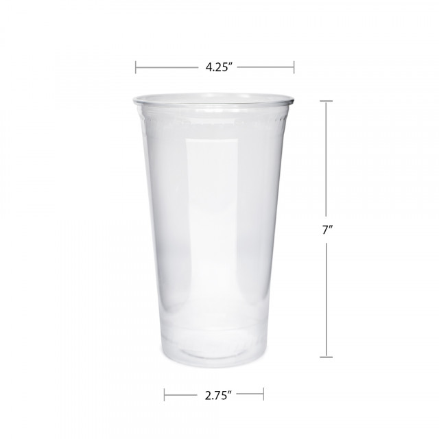 Plastic Cups, Mini Plastic Cups, Plastic Clear PP cups Y-500 95-16oz