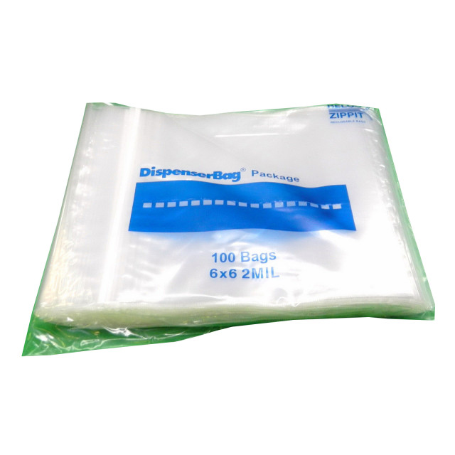 Bag Tek 17 oz Clear Plastic Drink Pouch - Single Zipper - 5 x 9 x 1 1/2  - 100 count box