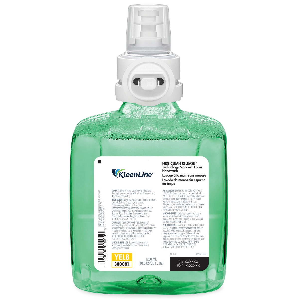 KleenLine™ NRG™ No-Touch Boost Foam Handwash, 7644-02