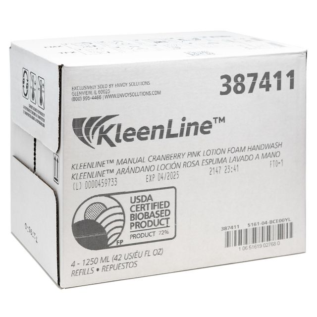 KleenLine Manual Pink Cranberry Foam Handwash, 5161-04-BCE00YL