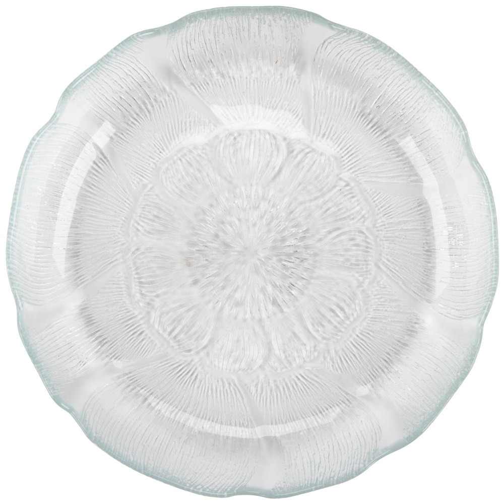 Carlisle 690707 8 Plastic Salad Plate, Clear