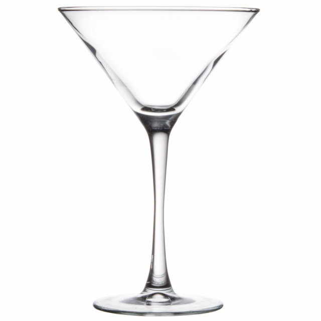 Giant Martini Glass. XL 13 - 32 oz. Base 5 Dia. Blown Clear Glass