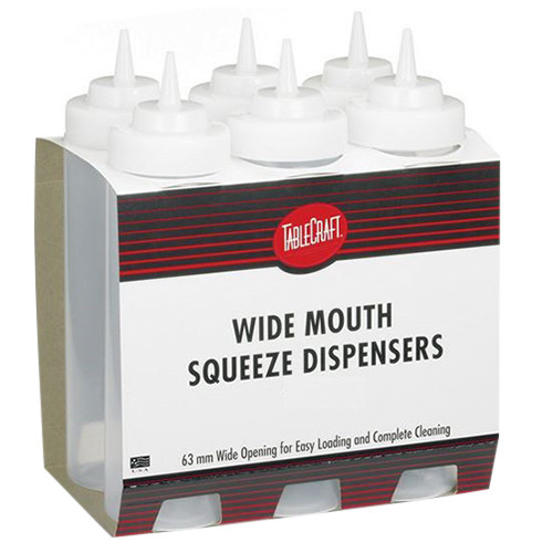 Wide Mouth Squeeze Bottles - 24 oz.