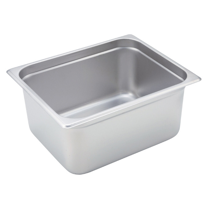 Winco Anti-Jamming Steam Table Pan, SPJH-206, Silver