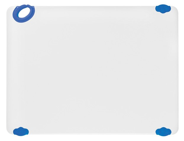 Winco Polyethylene Cutting Board, 1/2H x 12W x 18D, Blue