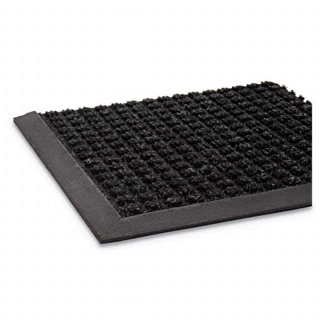 Flex Step Rubber Anti-Fatigue Mat, Polypropylene, 24 x 36, Black