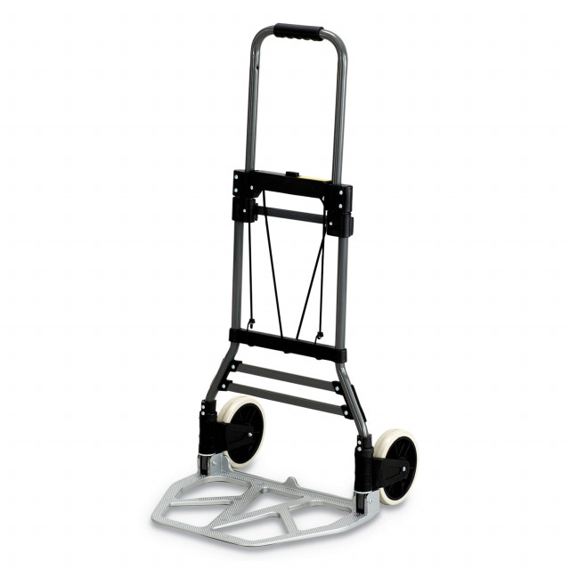 Stow-Away Collapsible Medium Hand Truck, 275 lb Capacity, 19 x 17.75 x 38.75, Aluminum Stow-Away Collapsible Medium Hand Truck, 275 lb Capacity, 19 x 17.75 x 38.75, Aluminum