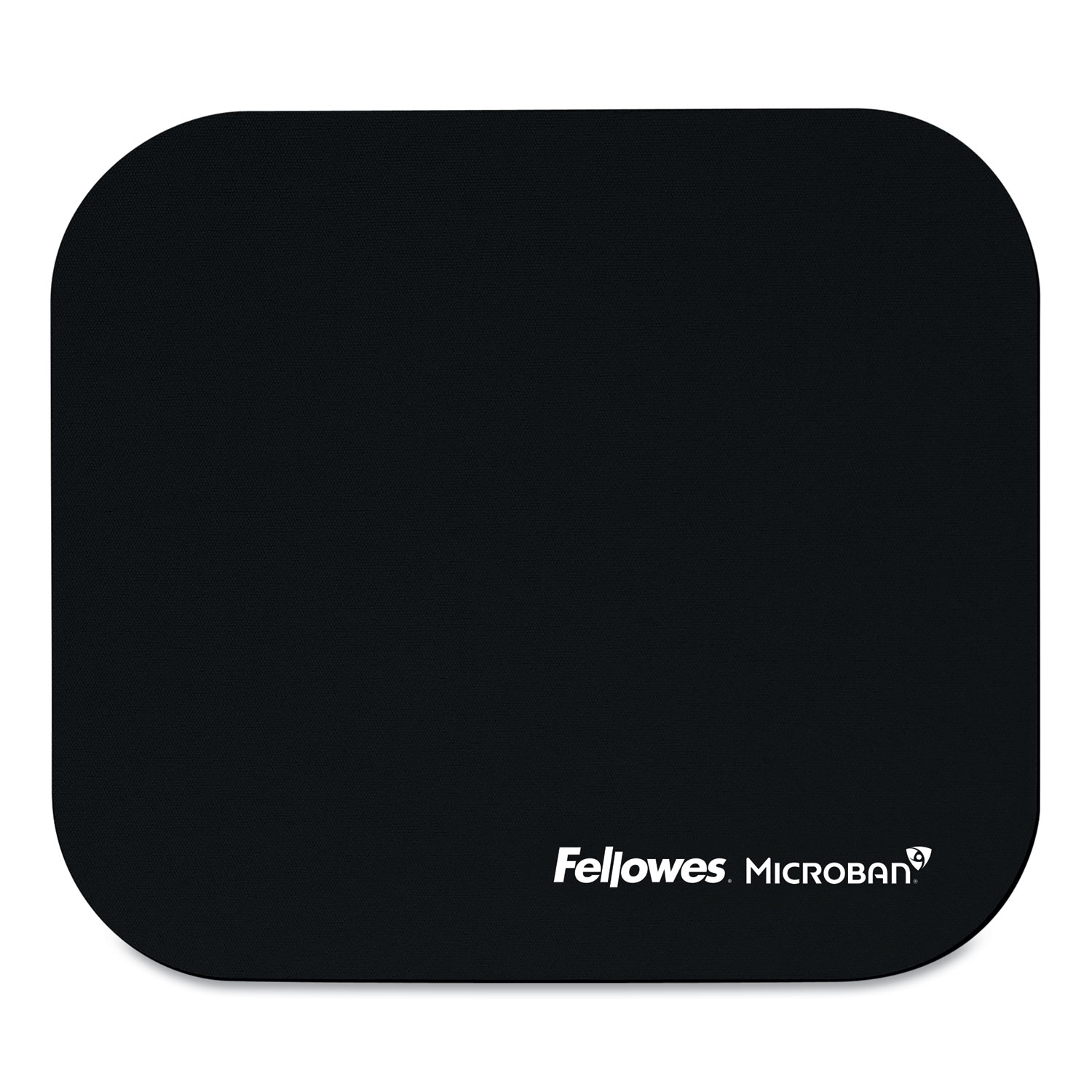 Fellowes® Mouse Pad w/Microban, Nonskid Base, 9 x 8, Black | Quipply