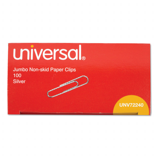 Universal Plastic-Coated Wire Paper Clips, No. 1, Assorted Colors, 1000-pack