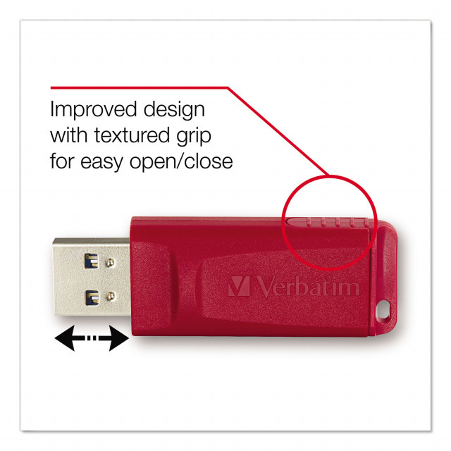 Store 'n' Go USB Flash Drive, 8 GB, Assorted Colors, 3/Pack Store 'n' Go USB Flash Drive, 8 GB, Assorted Colors, 3/Pack