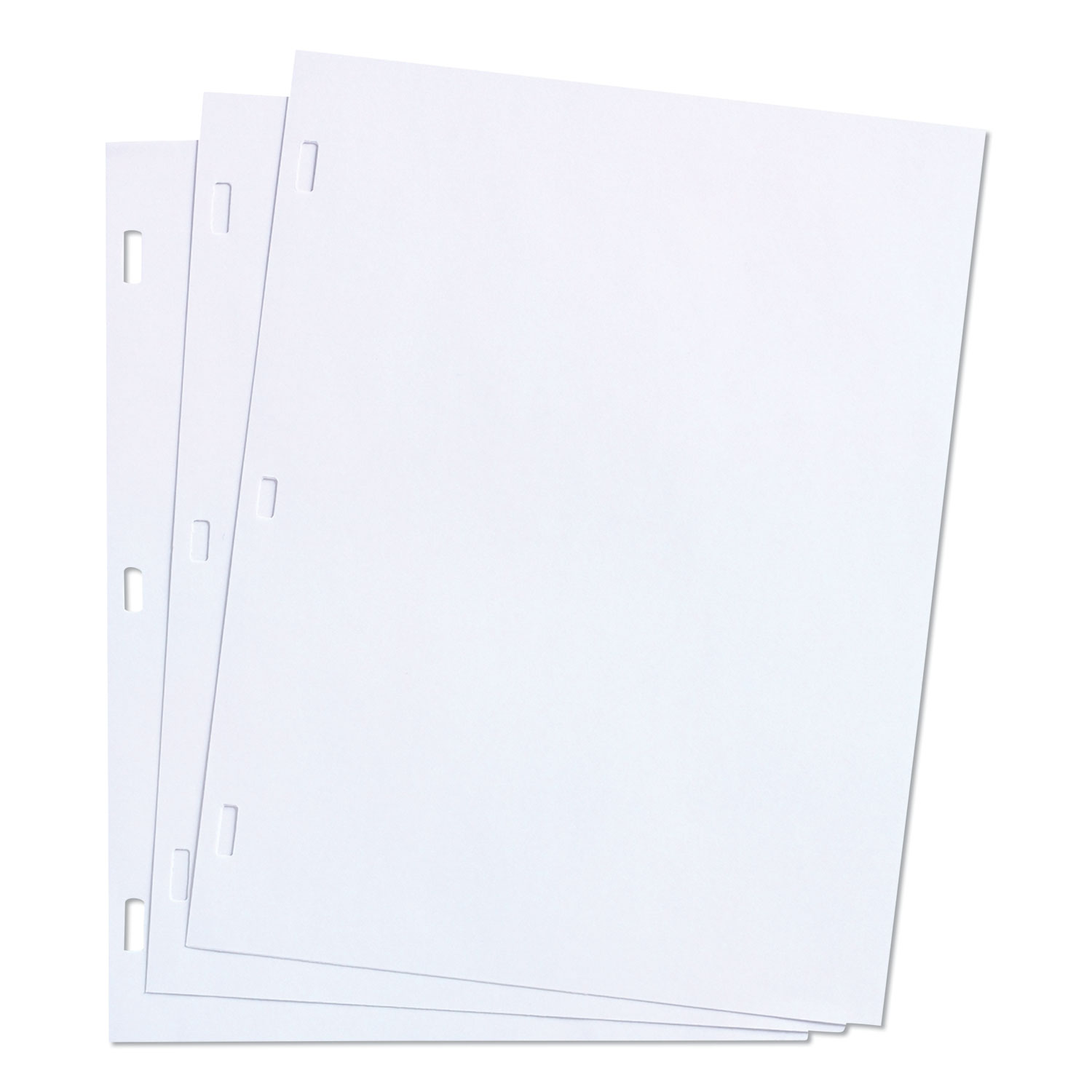 Archival Paper Watermarked 32lb Minute Paper - 11 X 8-1/2 - 100% Cotton,  Acid-Free, Blank Sheets for Minute Books or Ledgers- (500 Round Holes)