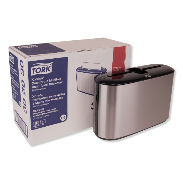 Xpress Countertop Towel Dispenser, 12.68 x 4.56 x 7.92, Black