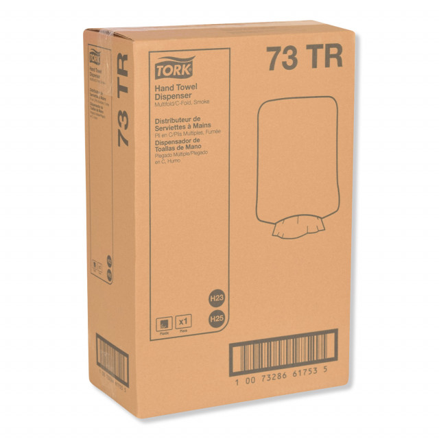 Folded Towel Dispenser, 11.75 x 6.25 x 18, Smoke Folded Towel Dispenser, 11.75 x 6.25 x 18, Smoke