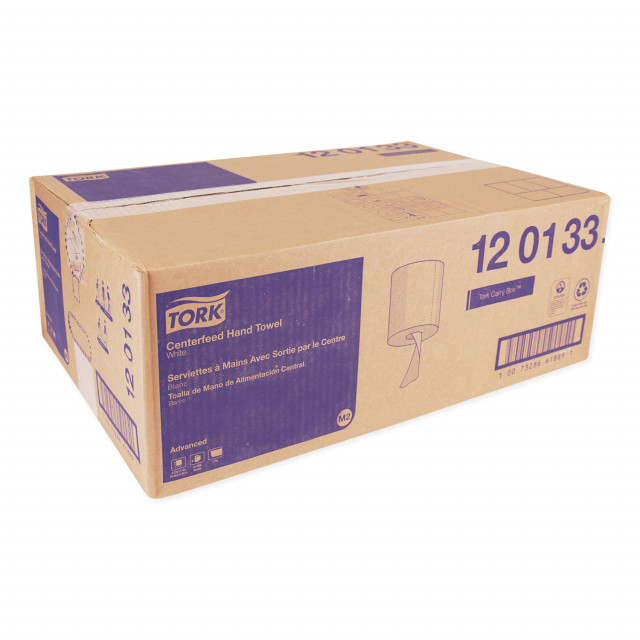 Advanced Centerfeed Hand Towel, 1-Ply, 8.25 x 11.8, White, 1,000/Roll, 6/Carton Advanced Centerfeed Hand Towel, 1-Ply, 8.25 x 11.8, White, 1,000/Roll, 6/Carton