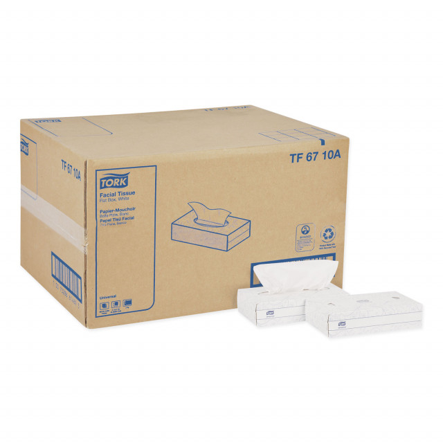 Universal Facial Tissue, 2-Ply, White, 100 Sheets/Box, 30 Boxes/Carton Universal Facial Tissue, 2-Ply, White, 100 Sheets/Box, 30 Boxes/Carton