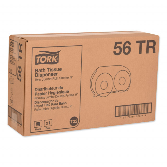 Tork® Twin Jumbo Roll Bath Tissue Dispenser, 19.29 x 5.51 x 11.83