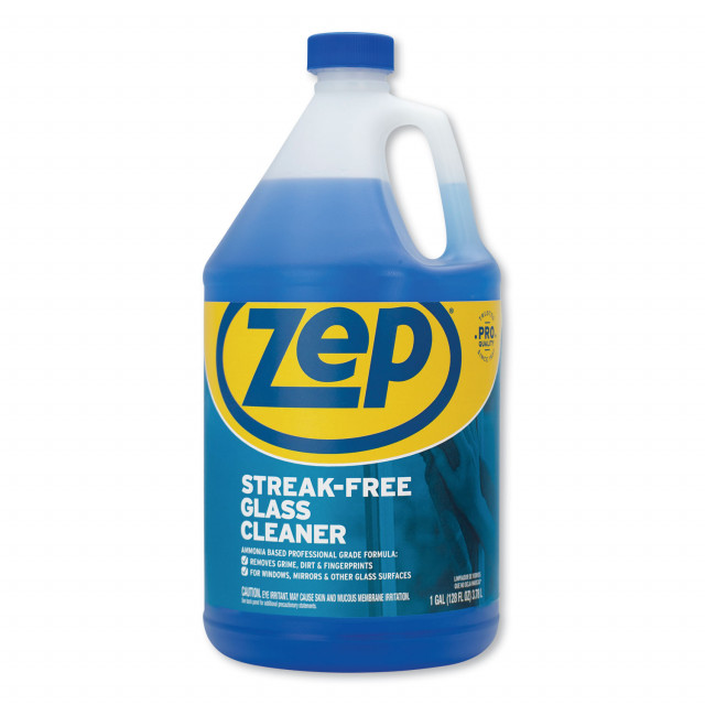 Streak-Free Glass Cleaner, Pleasant Scent, 1 gal Bottle Streak-Free Glass Cleaner, Pleasant Scent, 1 gal Bottle