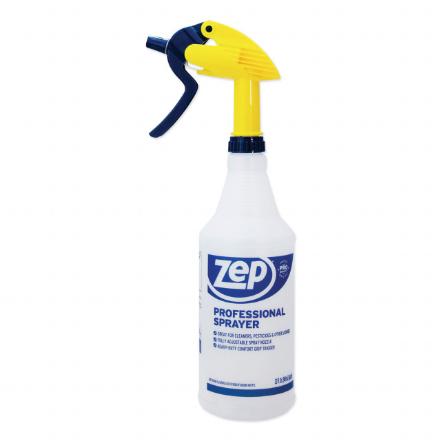 Professional Spray Bottle with Trigger Sprayer, 32 oz, Clear Professional Spray Bottle with Trigger Sprayer, 32 oz, Clear