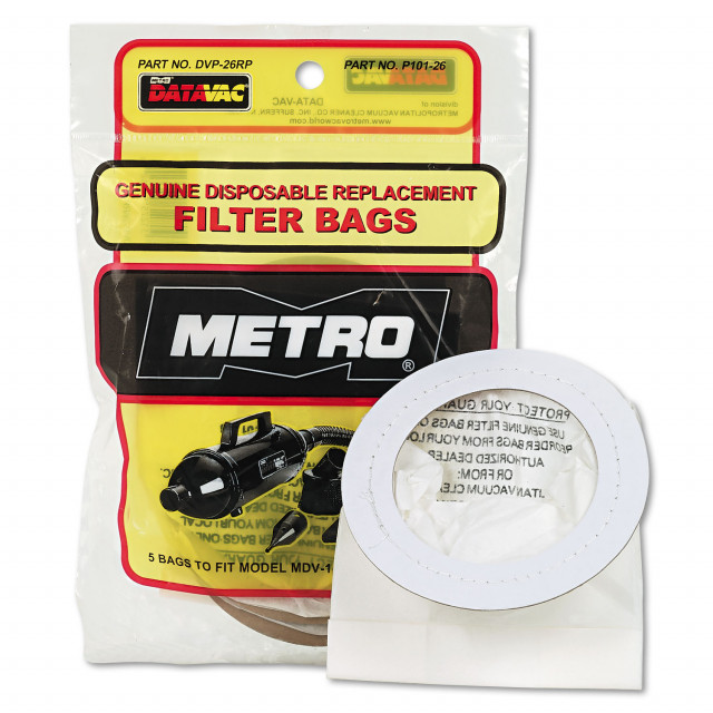 Replacement Bags for Handheld Steel Vacuum/Blower, 5/Pack