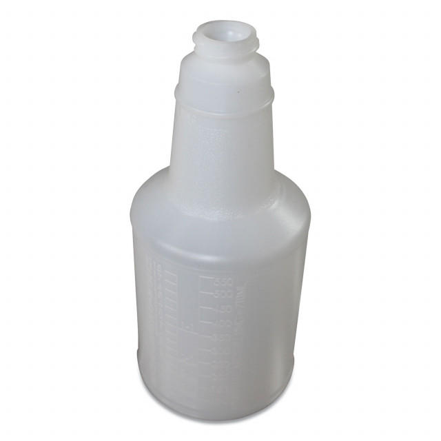 Plastic Bottles with Graduations, 24 oz, Clear, 24/Carton Plastic Bottles with Graduations, 24 oz, Clear, 24/Carton
