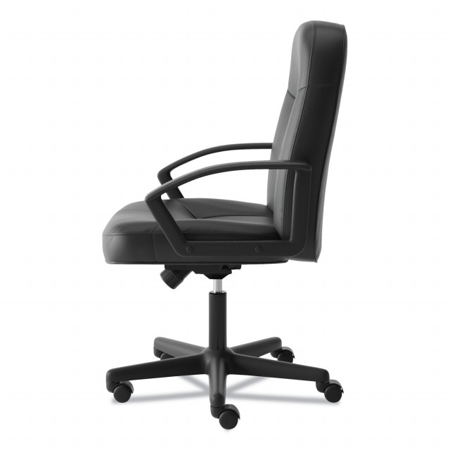HVL601 Series Executive High-Back Leather Chair, Supports Up to 250 lb, 17.44